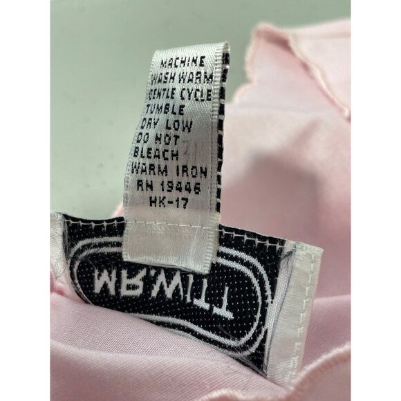 Vintage 80s Mr Witt Short Sleeve Embroidered Top Size 8 Pink Deadstock NEW - Picture 4 of 6